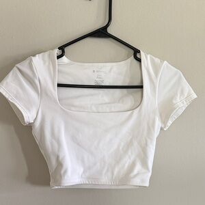 BuffBunny White Butter Crop Top - Women